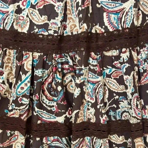 NWT D. Jeans Paisley Skirt - Picture 7 of 10